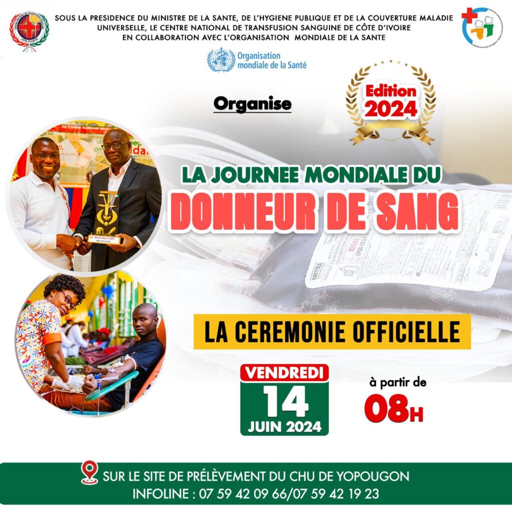 ‘’20 ANS DE CELEBRATION DU DON DE SANG, MERCI A TOUS LES DONNEURS’’